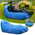 thumbnail image 1 of BotaniNest Recliner Outdoor Beach Fast Folding Camping Sleeping Inflatable Sofa Proof Air Cushion Portable, 1 of 6