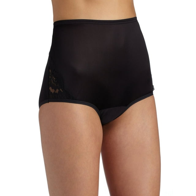 Vanity Fair Femmes Perfectly Yours Dentelle Nouveau Slip, 11, Noir Minuit