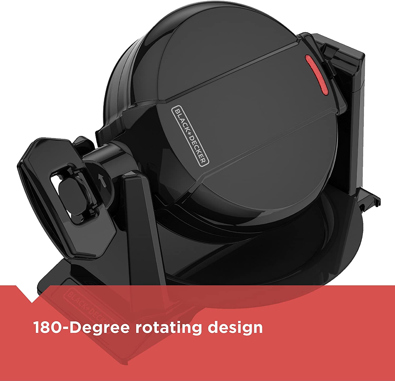 Rotating Waffle Maker, Black, WMD200B