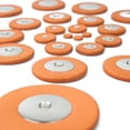 thumbnail image 3 of 27 Piezas de Almohadillas de Saxofón Barítono kusrkot Cojines Piezas de Repuesto Naranja, 3 of 8