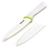 T-Fal Zen 84211 Ergonomic Sharp Ceramic 6 Inch Kitchen Santoku Knife with Sheath