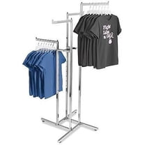 Straight Arm Clothes Rack - 4 Way- ULINE