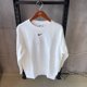 thumbnail image 3 of Sudadera Nike original de cuello redondo gris para mujer, nueva sudadera con forro polar para invierno DQ5734-063, 3 of 5
