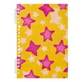 thumbnail image 7 of FORMRS 1-Subject Spiral Notebook 8" x 5" College Ruled 60 Refillable Sheet, Large Pink Stars, 7 of 7