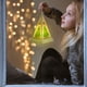 thumbnail image 1 of Fiudx Adorno Navideño de Estrella, Decoración de Madera Brillante, Diseño Festivo, Colgante Único, Decoración Navideña para El Hogar, Material Duradero, Tamaño 17 X 9,5 X 9,5 Cm, 1 of 7