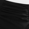 thumbnail image 4 of SWSMCLT Women's High Waisted Swimsuit Shorts Swimming Brief Ruched Basic Swimwear Full Coverage Swim Shorts Black X-Small, 4 of 4
