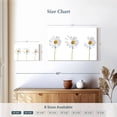 thumbnail image 4 of Elephant Stock Plucked Daisies Wall Art - Horizontal Canvas Wall Art - Living Room Wall Decor - Floral And Botanical Canvas - White And Yellow Decor - 12" x 8", 4 of 8
