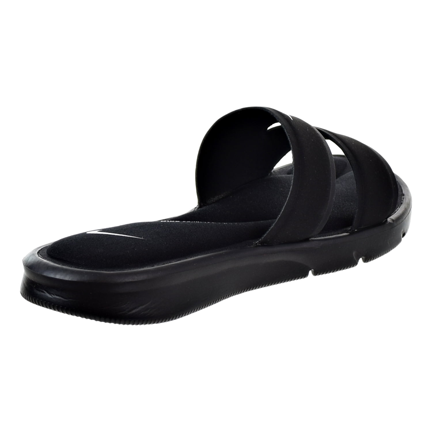 vluchtelingen lamp Tegen de wil Nike 882695-002: Women's Ultra Comfort Slide Sandal Black/White -  Walmart.com