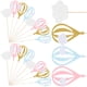 thumbnail image 4 of 30 adornos blancos de globos aerostáticos con forma de nube para pasteles, cupcakes, muffins y frutas. Ideales para baby showers, cumpleaños y otras fiestas., 4 of 8