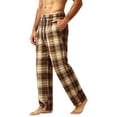 thumbnail image 5 of Xcmzpl Mens Buffalo Plaid Pajama Pants Soft Comfy Lounge PJs with Two Pockets Elastic Waist Lightweight Sleep Pants S-XXXL, 5 of 7