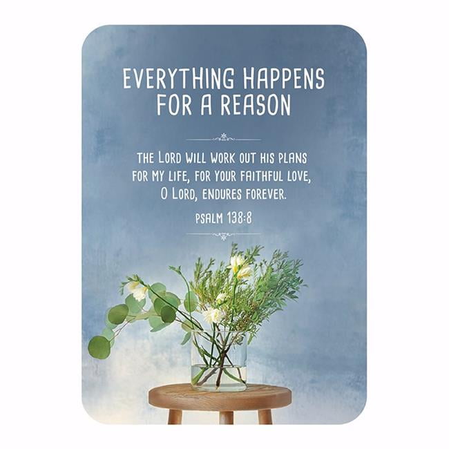 CB Gift 148981 Everything Happens for a Reason Verse Card 2.5 x 3.5