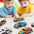 thumbnail image 4 of 25pcs Pull Back Small Car Toys Simulation Crash Resistant Car Toy Cartoon Car Toys, 4 of 6