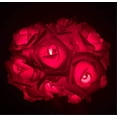 thumbnail image 2 of Morttic LED Pink Rose Flower String Lights Battery Operated for Wedding Home Party Birthday Festival Indoor Outdoor Decorations Large Rose Flower Diameter 6cm (6.6ft 20LED, Pink Rose Warm Lights), 2 of 12