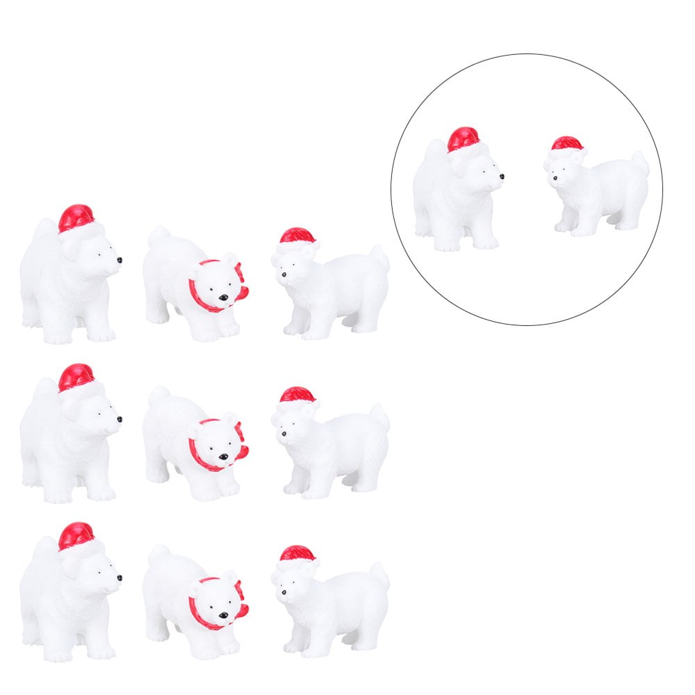 Décorations De Noël à Suspendre - Nouvel Ours Polaire Mignon - Décoration De Noël - Décoration De Noël à Suspendre Pour Maison (D, Taille Unique