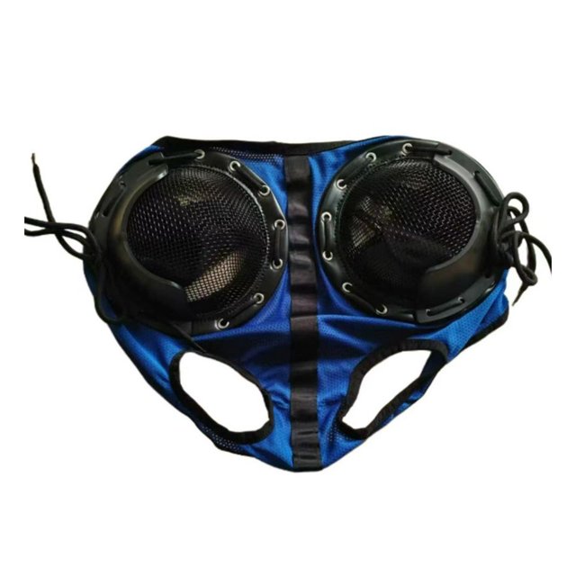 jinwen Horse Racing Goggles High Performance Portable Windproof Blinkers for Horses Blue