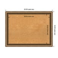 thumbnail image 2 of Amanti Art Natural Cork Board Wood Framed Manhattan Bronze Narrow Bulletin Board 32 in. x 24 in., 2 of 7