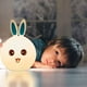 thumbnail image 3 of Regalos de luz nocturna para niños y bebés - Lámpara de mesita de noche LED con forma de conejito Control de grifo Linterna de silicona multicolor Luz portátil para niños pequeños WD.WDQZL Hogar, 3 of 7