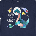 thumbnail image 4 of Inktastic I Need Some Space Dinosaur Astronaut with Stars and Planet Boys or Girls Baby T-Shirt, 4 of 5