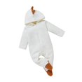 thumbnail image 3 of Hooded Jumpsuit, Winter Warm Polar Fleece Dinosaur Footed Romper Sleeper, 3 of 9