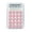Pink, variant on Mechanical Switch Calculator with Large LCD Display,10 Digit Desktop Calculator for Office and Home,Transparent Body with Big Buttons,Battery Powered Cute Desk Calculator for Basic Use