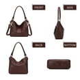 thumbnail image 7 of KL928 Women Shoulder Handbags Purses Travel Outdoors Hobo Bags Tote Bag Women's Gifts (S-Coffee), 7 of 7