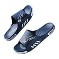 thumbnail image 3 of Beach Pool Slides Sandals for Men, Bathroom Shower Shoes,Couple Slides Slipper (Navy 49), 3 of 3