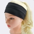 thumbnail image 3 of Wide Solid Color Yoga Headband Breathable Quick Drying Sweat Absorbing Women Fitness Sweat Band Sports Accessories, 3 of 7
