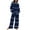 Black, variant on ibuvkizy Striped Sweatsuits Women 2 Piece Outfit,Summer Women's Casual Shoulder Sleeved Long Sleeved Round Neck Top/Loose Straight Tube with Pocket Long Pants Set Dark Blue,S