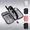 Double Layer - Black, variant on Large Travel Electronics Organizer Case - Waterproof Tech Pouch & Cable Storage Bag for Chargers, Power Banks, and Cords - Deep Storage Travel Essentials Organizer Pink
