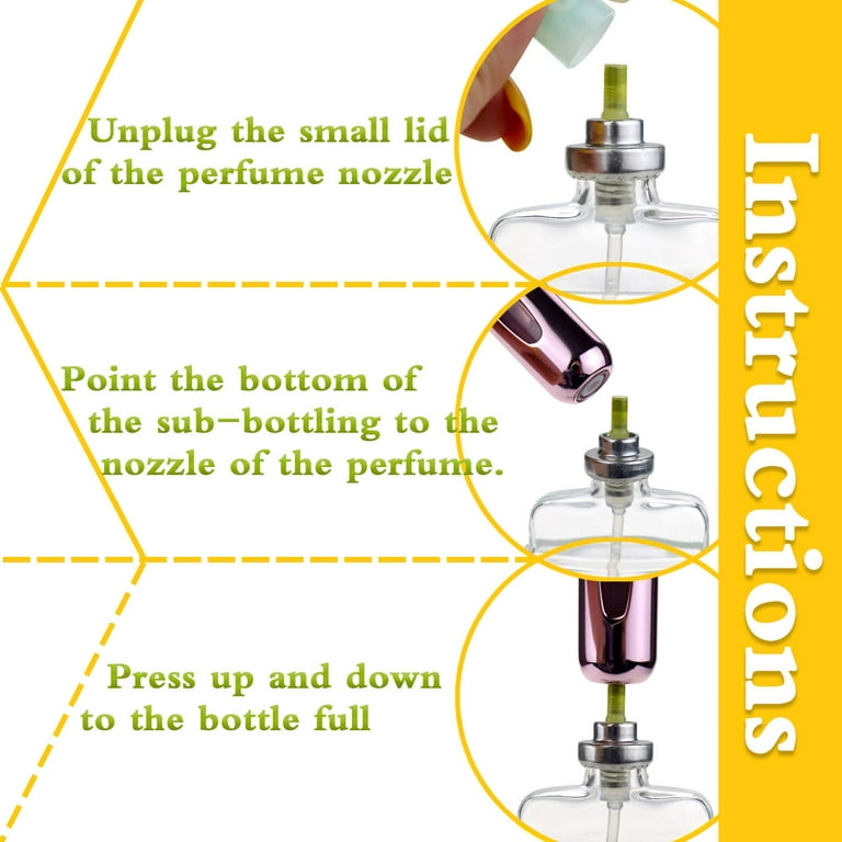 Lil Ray 8ml Portable Mini Perfume Atomizer(4 PCS)，Refillable Empty Small  Spray Bottle for Travel, Tw…See more Lil Ray 8ml Portable Mini Perfume