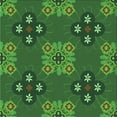 thumbnail image 1 of Ahgly Company Machine Washable Indoor Square Transitional Deep Emerald Green Area Rugs, 5' Square, 1 of 7
