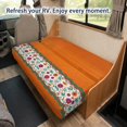thumbnail image 4 of FUIALDOLG RV Jackknife Sofa Couch Covers Stretchy Elastic, Split 2 Piece Camper Slipcover for Motorhome Sleeper Sofa and Pet Protection, 4 of 7