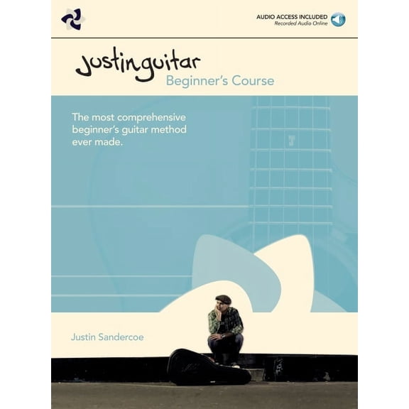 Justinguitar Beginner S Course Acoustic and Electric Guitar Step-By-Step Lessons and Exercises with Online Audio Learn C, (Paperback)
