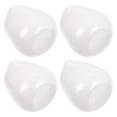 thumbnail image 4 of Juego de 4 jarras de cerámica para leche, tazas para salsas, tazas para leche de desayuno, jarras para salsas (blancas), 4 of 7