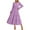 B Style Purple, variant on Women's Fall Maxi Dress Long Sleeve V Neck Tiered A Line Ruffle Elegant Flowy Spring Cocktail Party Dresses