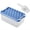 Blue, variant on Ice Cube Tray with Lid and Bin, 3 Pack Food-Grade Plastic Ice Molds for Freezer, 33 pcs Ice Trays for freezer, BPA-Free, Ideal for Whiskey, Cocktails, Coffee & Juice