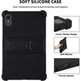 thumbnail image 6 of Kebiory Case for Vortex T10M,for Vortex T10M Pro Plus Case,Shockproof Kids Soft Silicone with Kickstand Case for Vortex T10M/Vortex T10M Pro Plus/TECLAST P26T/TECLAST P25T 10.1 inch(Black), 6 of 6
