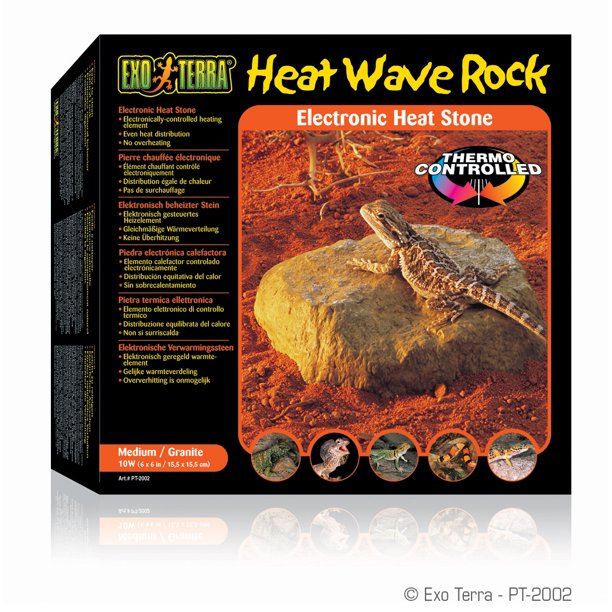 Exo Terra Reptile Terrarium Heatwave Rock Medium Walmart Com Walmart Com
