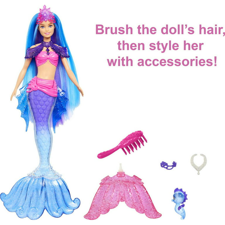 Mermaid Fish Shell Ocean Doll Hair Brush - Best Imported Quality