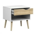 thumbnail image 3 of Pemberly Row Nightstand in White and Oak, 3 of 8