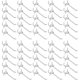 thumbnail image 1 of 50 piezas de ganchos para tablero perforado, ganchos para estante de pared para exhibición, herramientas para tienda de garaje, colgador de almacenamiento, ganchos para estante de pared, 1 of 4