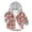 Pink, variant on Boys Girls Plaid Flannel Shirts Kids Long Sleeve Casual Button Down Shirts with Hood Size 3-6 Months