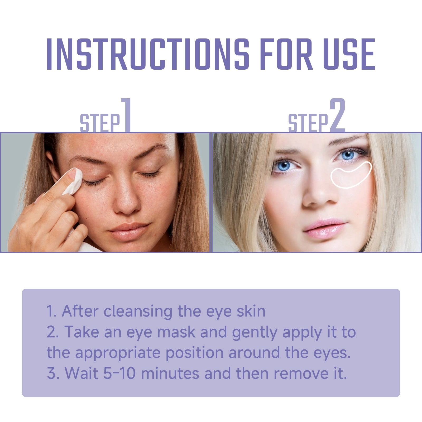 Mens Self Care under Eye Plumper Eye Cold Compress for Puffy Eyes under Eye J1 Jelly Pack Moist Heat Eye Compress for Dry Eyes Plumping Eye Dark Eye Face Products Eye Tape for Hooded