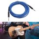 thumbnail image 5 of Cable De Guitarra, Cable De Instrumento De PVC De 6,35 Mm Macho A Macho Reducción De Ruido Coaxial Flexible Para Teclado Amplificador De Bajo, 5 of 7
