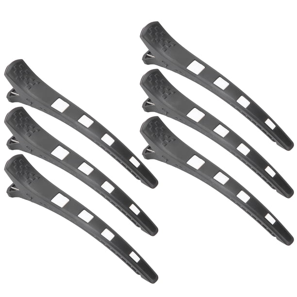 Pinza para el pelo de salón, 6 piezas Pinza para el pelo profesional con forma de pico de pato Pinza para el pelo con forma de pico de pato elaborada por expertos
