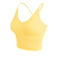 thumbnail image 3 of Made by Olivia Women's Seamless Padded Workout Sports Bra Cami Cropped Yoga Tank Top with Adjustable Straps, 3 of 7
