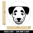 thumbnail image 2 of Puppy Dog with Big Eyebrows Self-Inking Rubber Stamp Ink Stamper - Brown Ink - Mini 1/2 Inch, 2 of 7