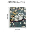 thumbnail image 3 of Erapdaur Owls Branch Bird Canvas Wall Art Print Home Decor Living Room Bedroom Office Wall Decor, 3 of 5