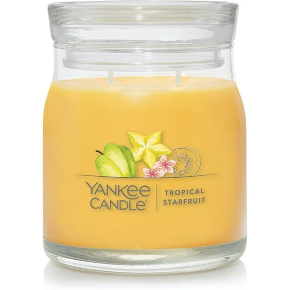 Yankee Candle Tropical Starfruit Medium Signature 2-Wick Jar Candle