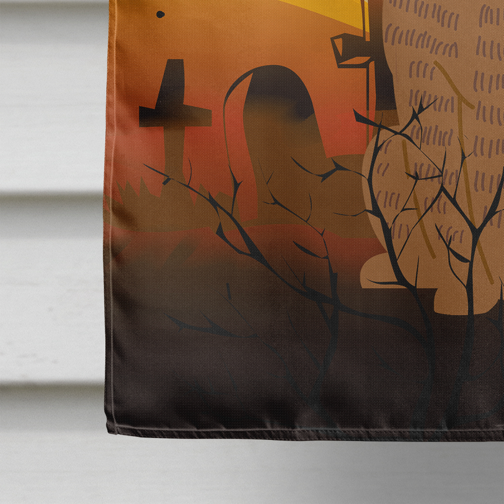 Carolines Treasures BB4383CHF Halloween Brindle Boxer Flag Canvas House Size